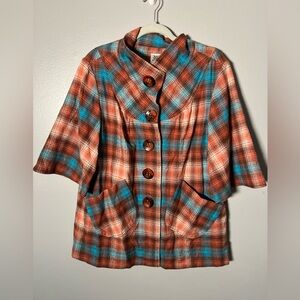 Ivy Jane Women Shirt Sleeve‎ Jacket/Blazer/Coat